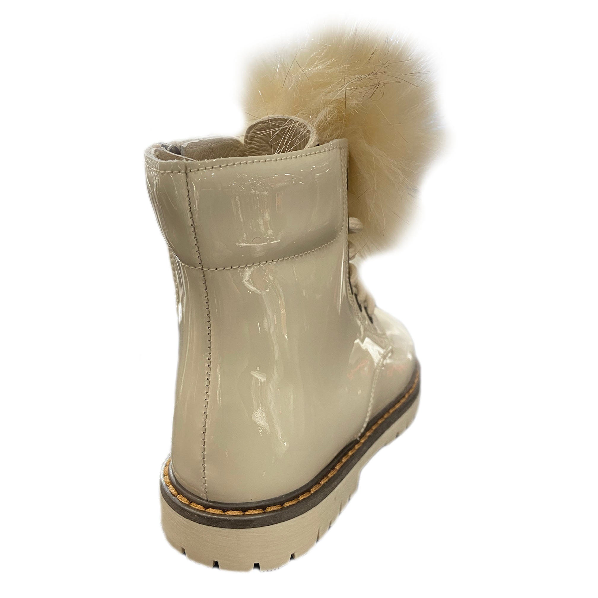 Baby Walker Baby Pom Ivory Boots
