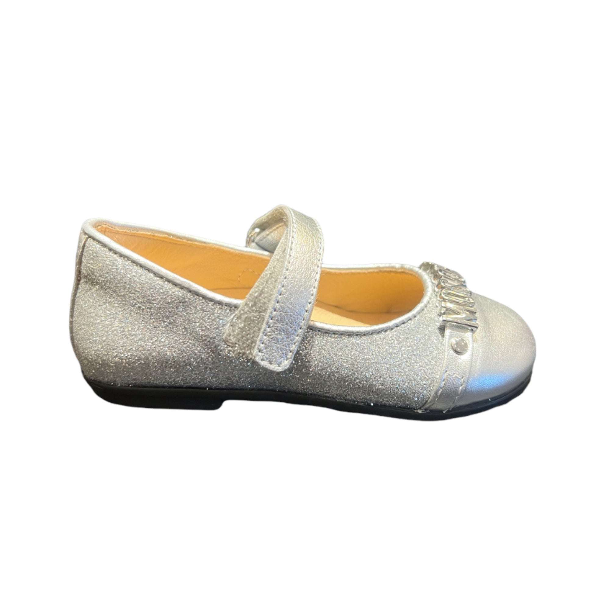 Moschino Baby Girls Silver Shoes