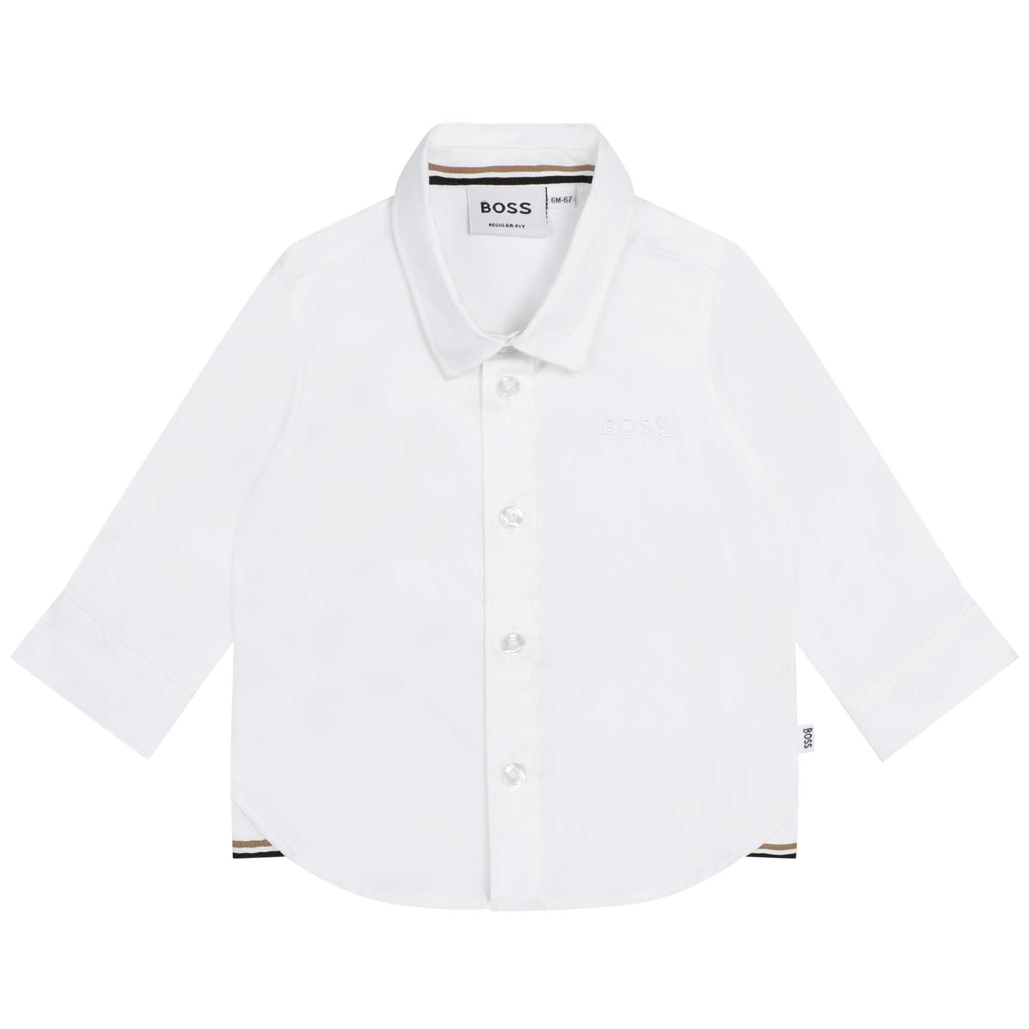 Hugo Boss Baby Boys White Dress Shirt