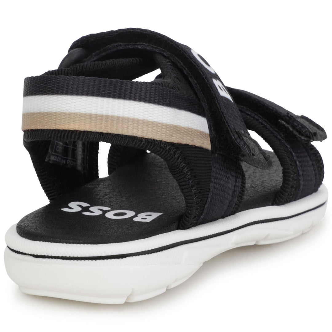 Hugo Boss Baby Boys Black Sandals