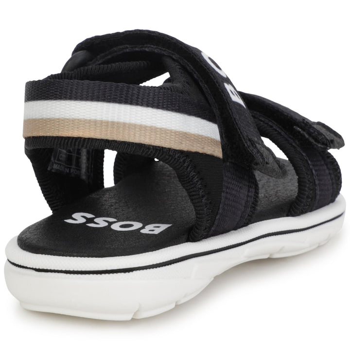 Hugo Boss Baby Boys Black Sandals