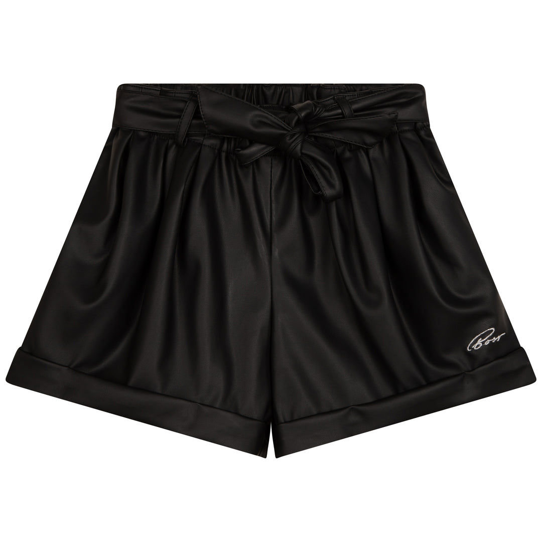 Hugo Boss Faux Leather Shorts