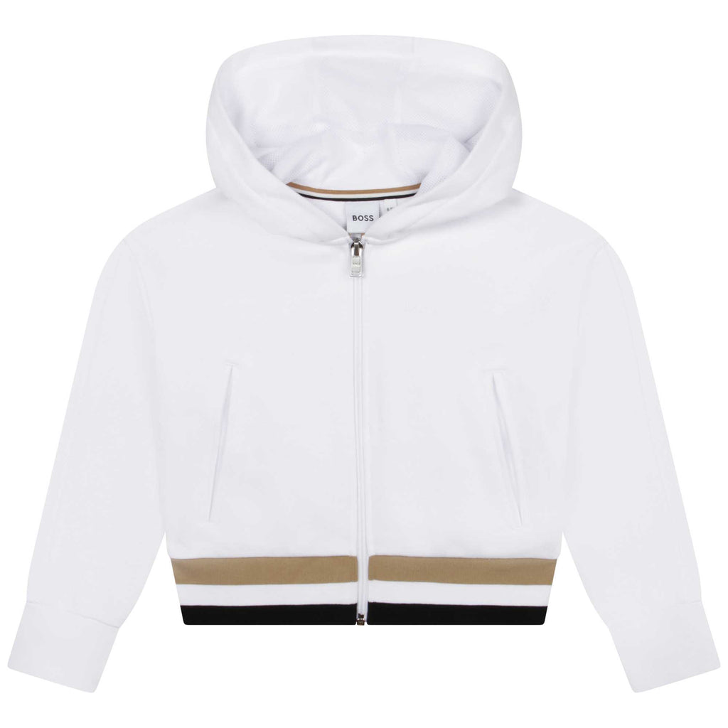 Hugo Boss White Sweatshirt Kid Biz