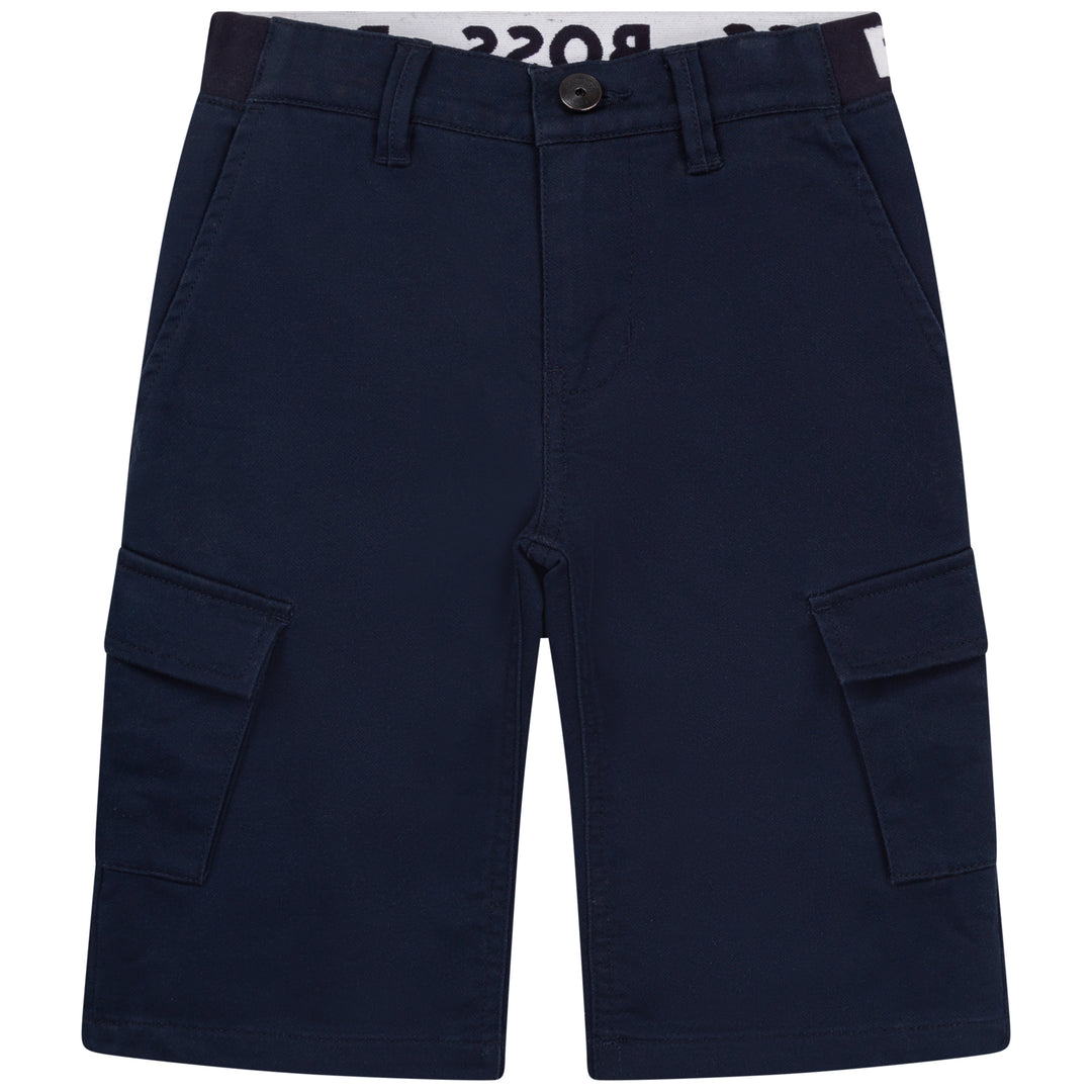 Hugo Boss Navy Cargo Shorts