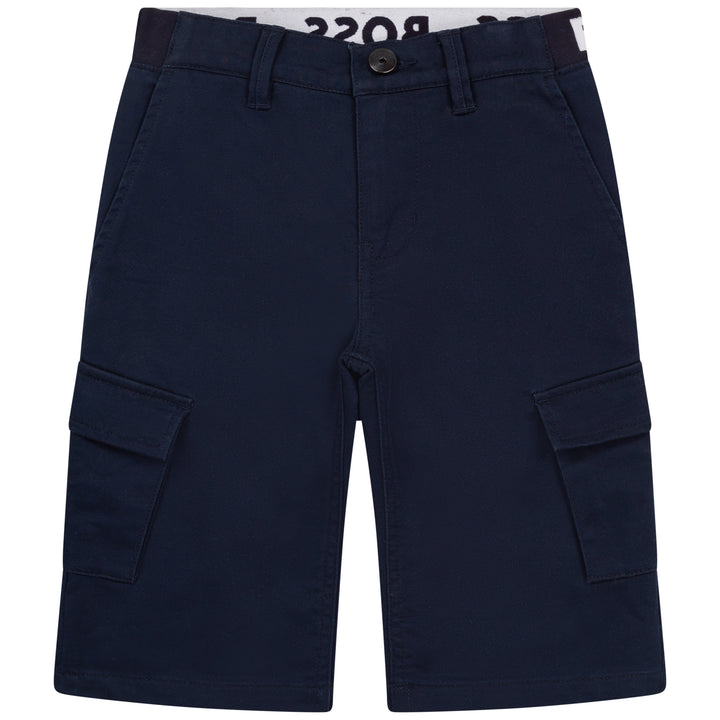 Hugo Boss Navy Cargo Shorts