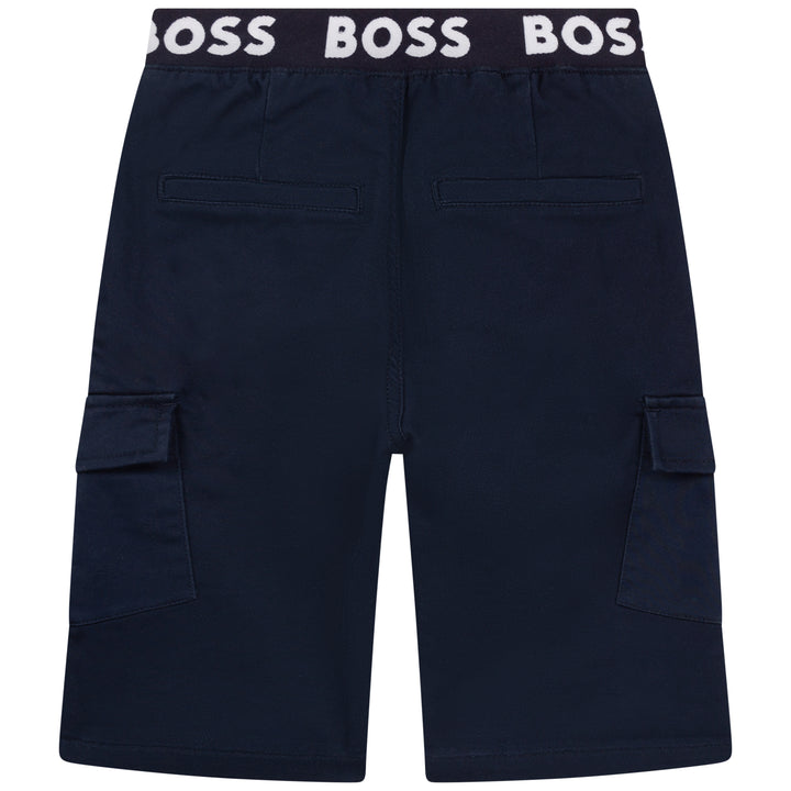 Hugo Boss Navy Cargo Shorts
