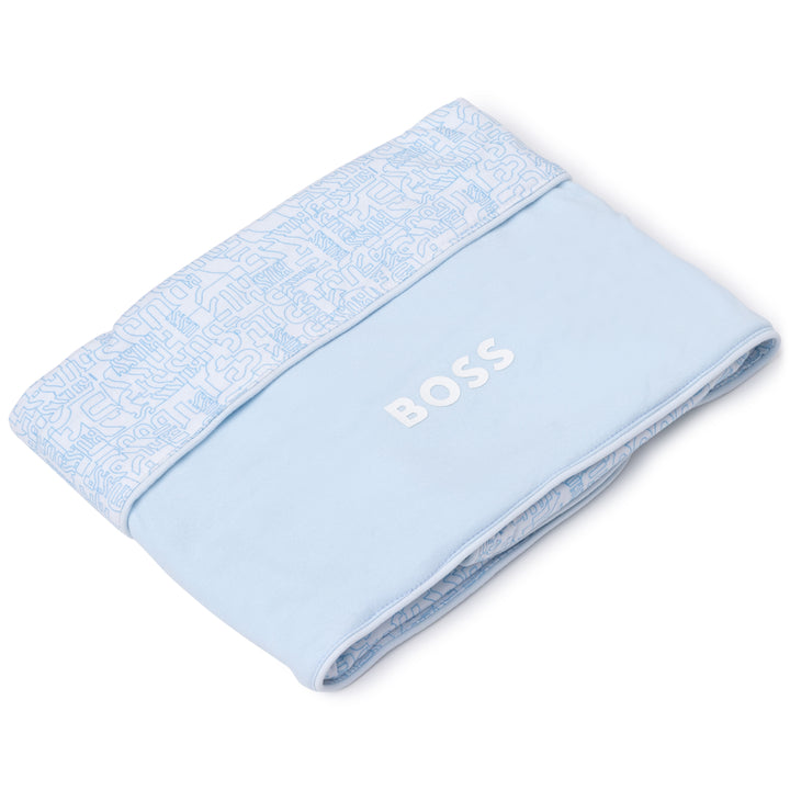 Hugo Boss Baby Boys Blue Blanket