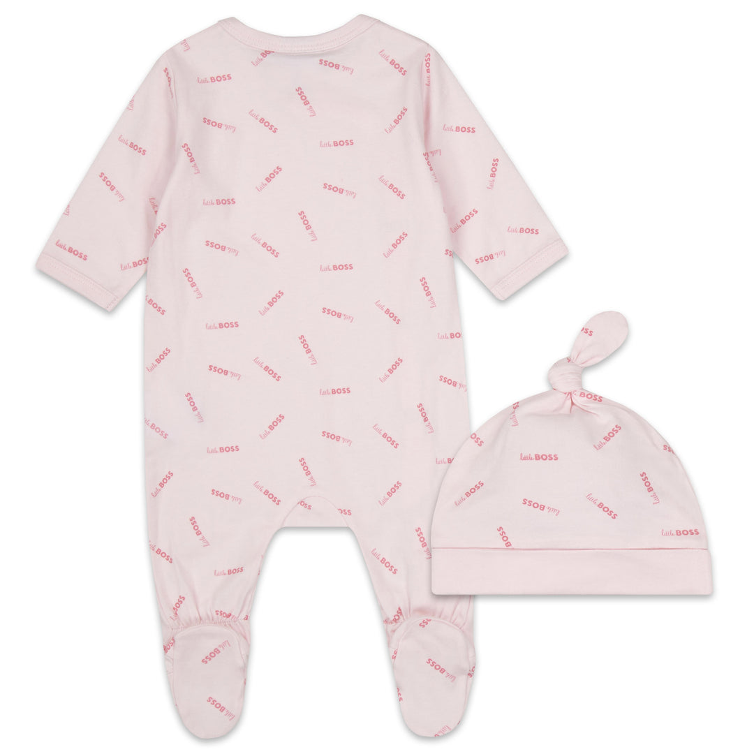 Hugo Boss Baby Girls Pink Pyjama Ensemble