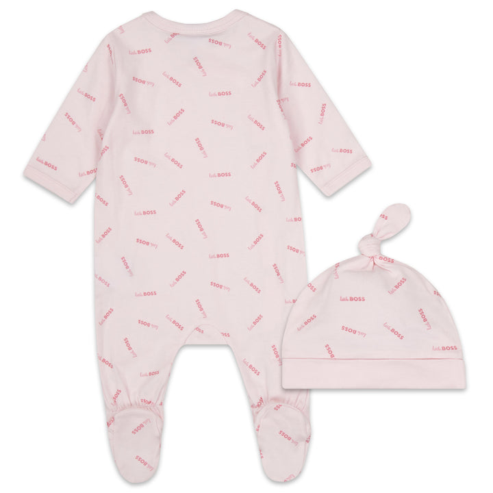 Hugo Boss Baby Girls Pink Pyjama Ensemble
