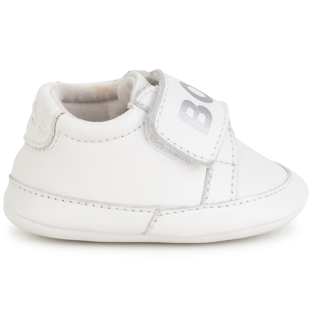 Hugo Boss Baby Unisex White Shoes