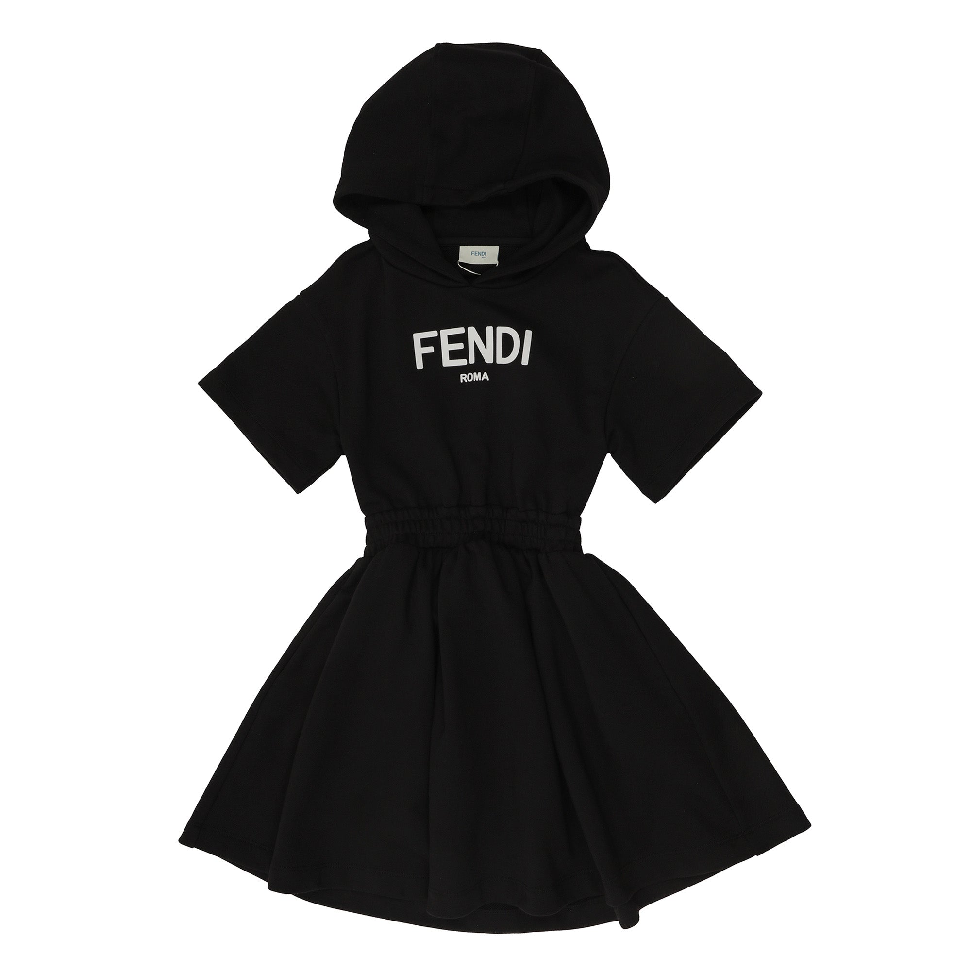 Fendi Black Hooded Dress