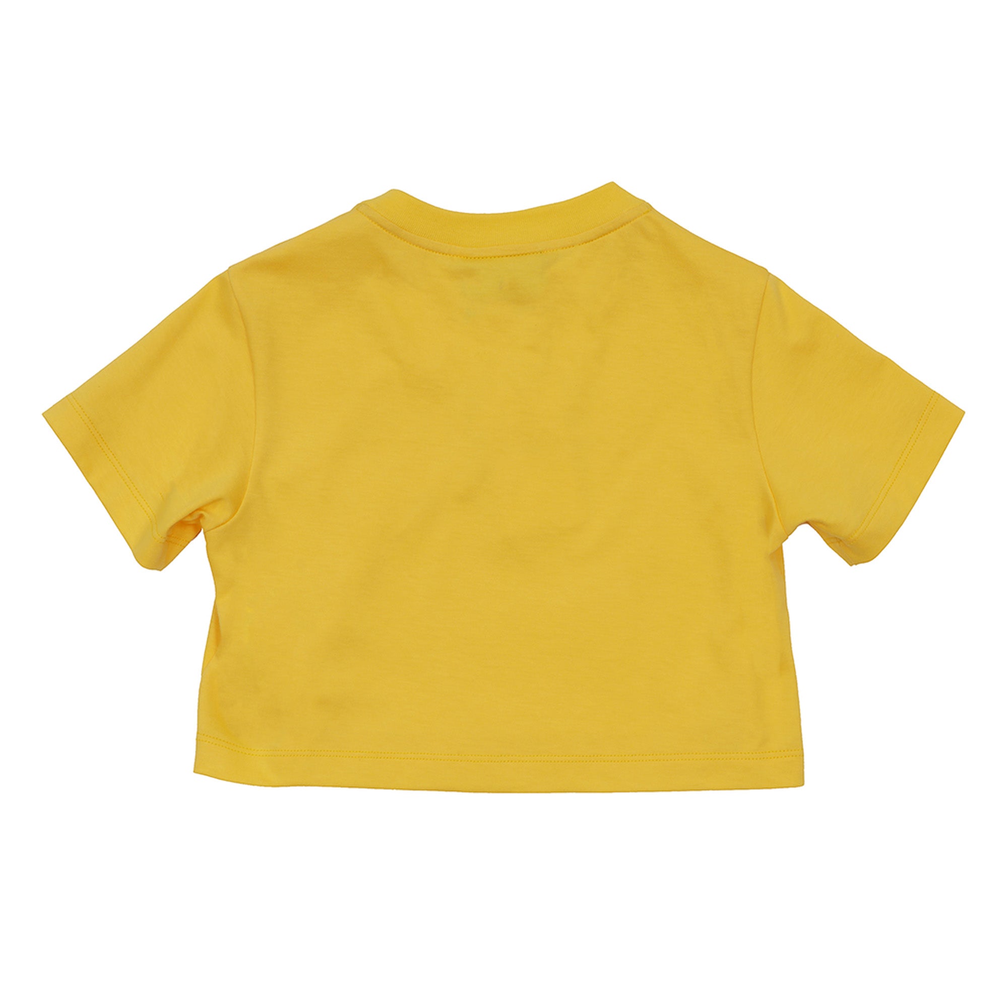 Fendi Yellow Cropped T-Shirt