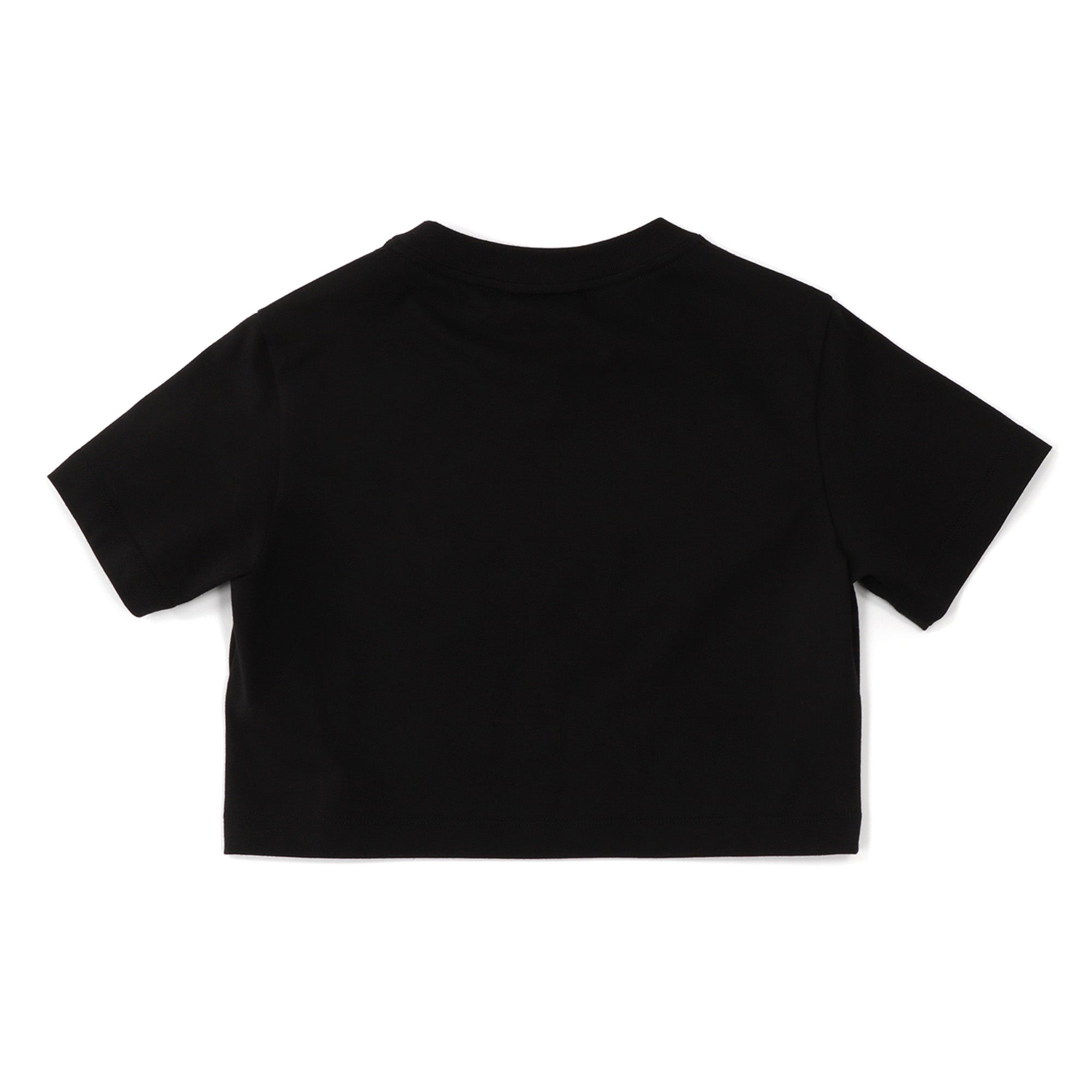 Fendi Black Cropped T-Shirt