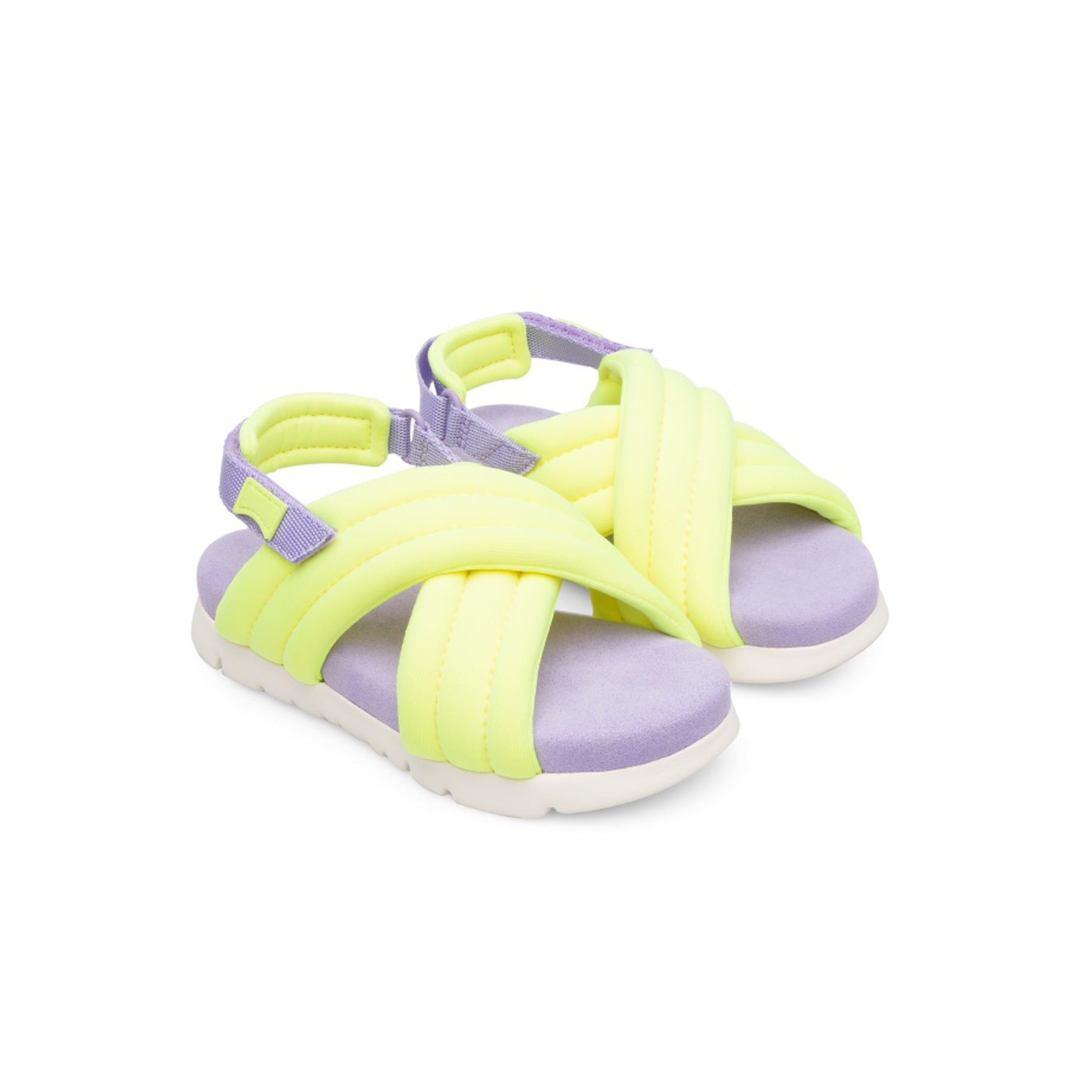 Camper Oruga Neon Yellow Sandals