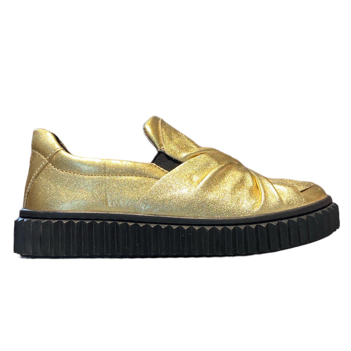 Naturino Pleated Gold Sneaker