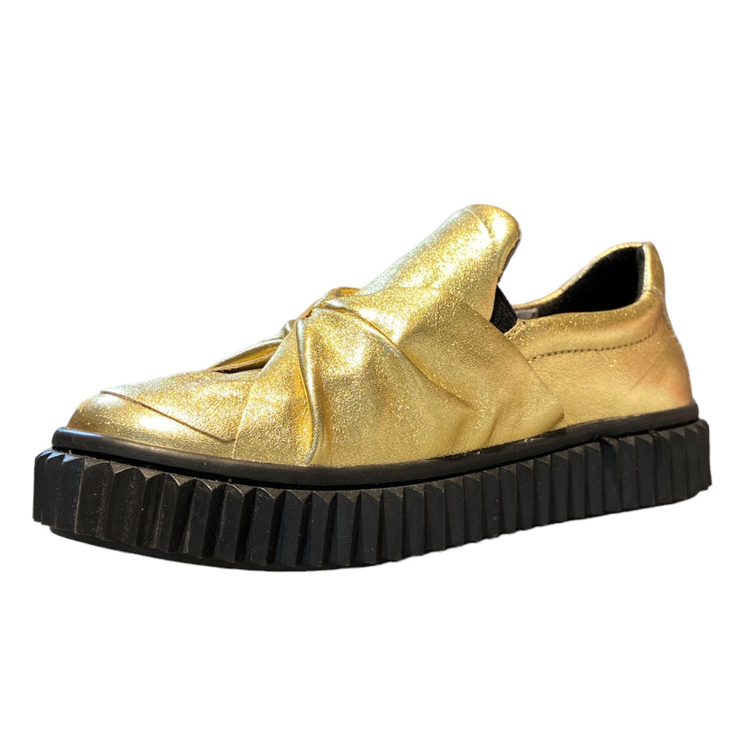 Naturino Pleated Gold Sneaker