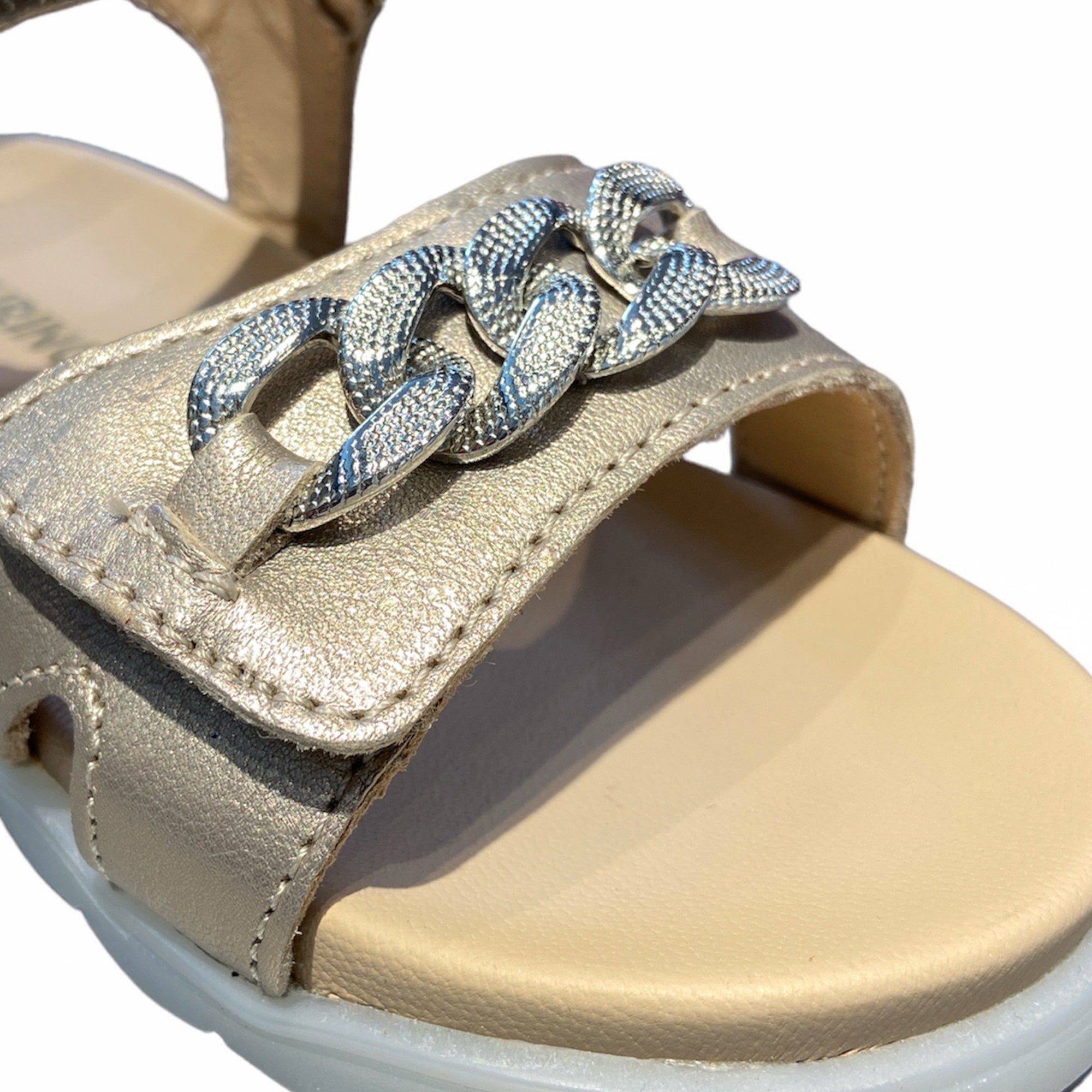 Naturino Galson Gold Sandals