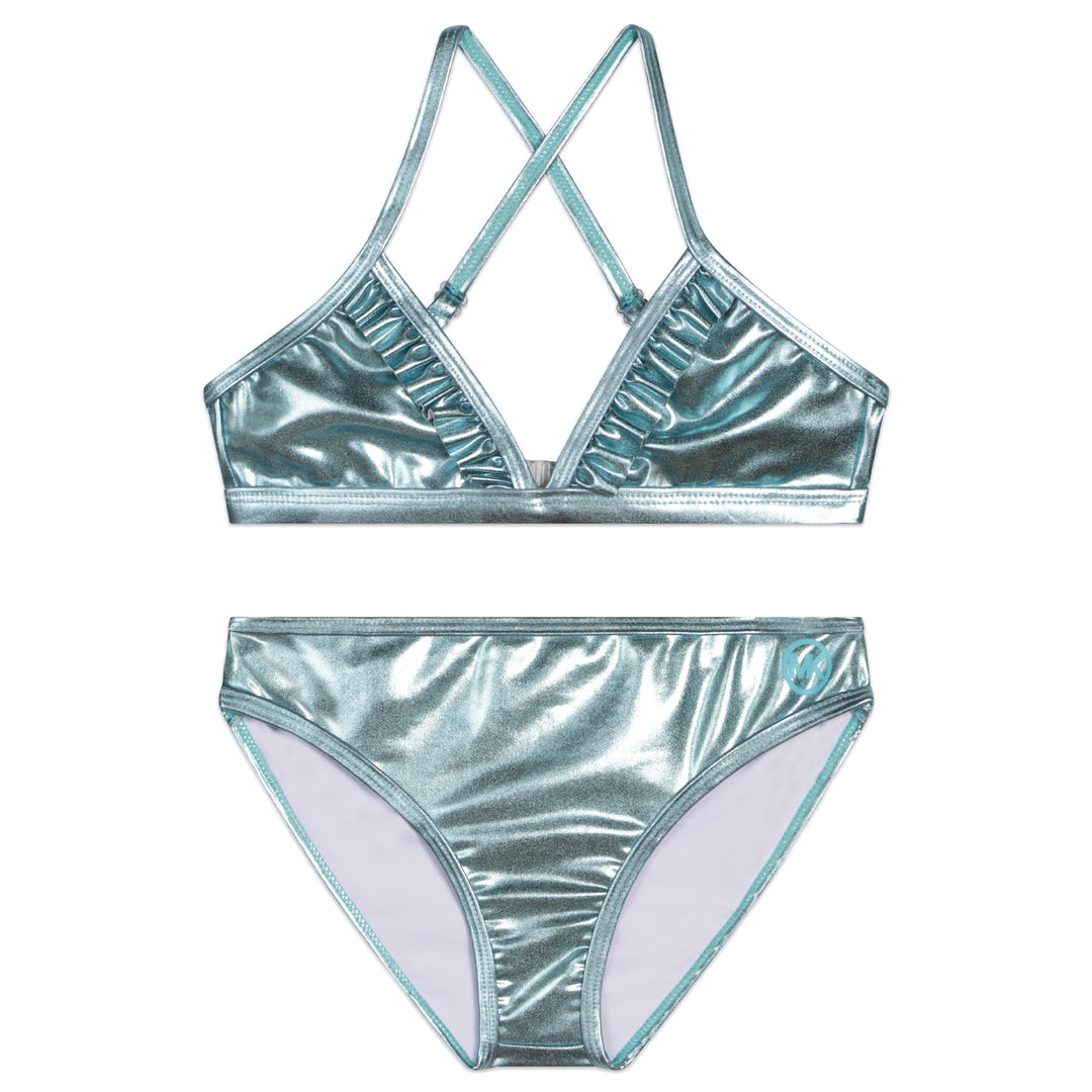 Michael Kors Teal Shiny Bikini