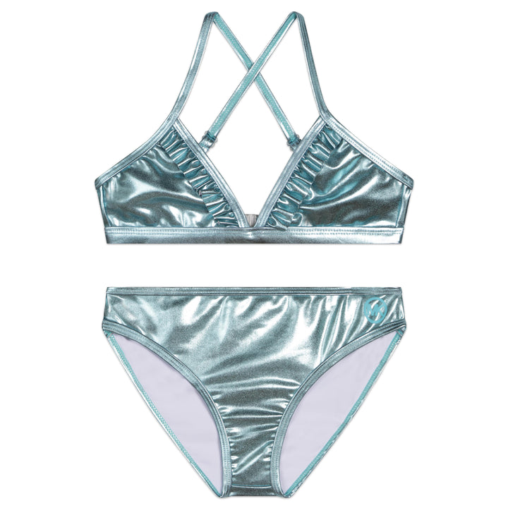 Michael Kors Teal Shiny Bikini