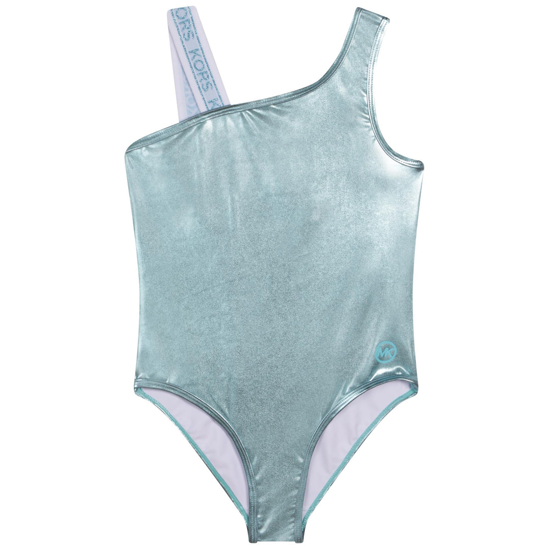 Michael Kors Teal Shiny Swimsuit