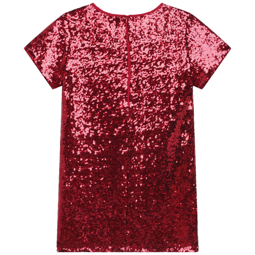 michael kors red sequin dress Hand-Embroidered Sequin Stretch Jersey Keyhole Dress in MERLOT - Sale