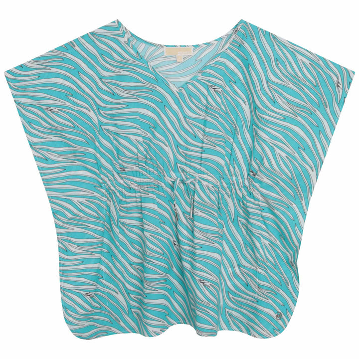 Michael Kors Teal Cover-Up Top