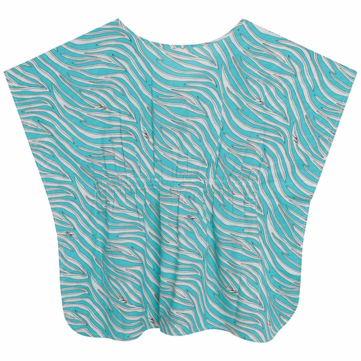 Michael Kors Teal Cover-Up Top