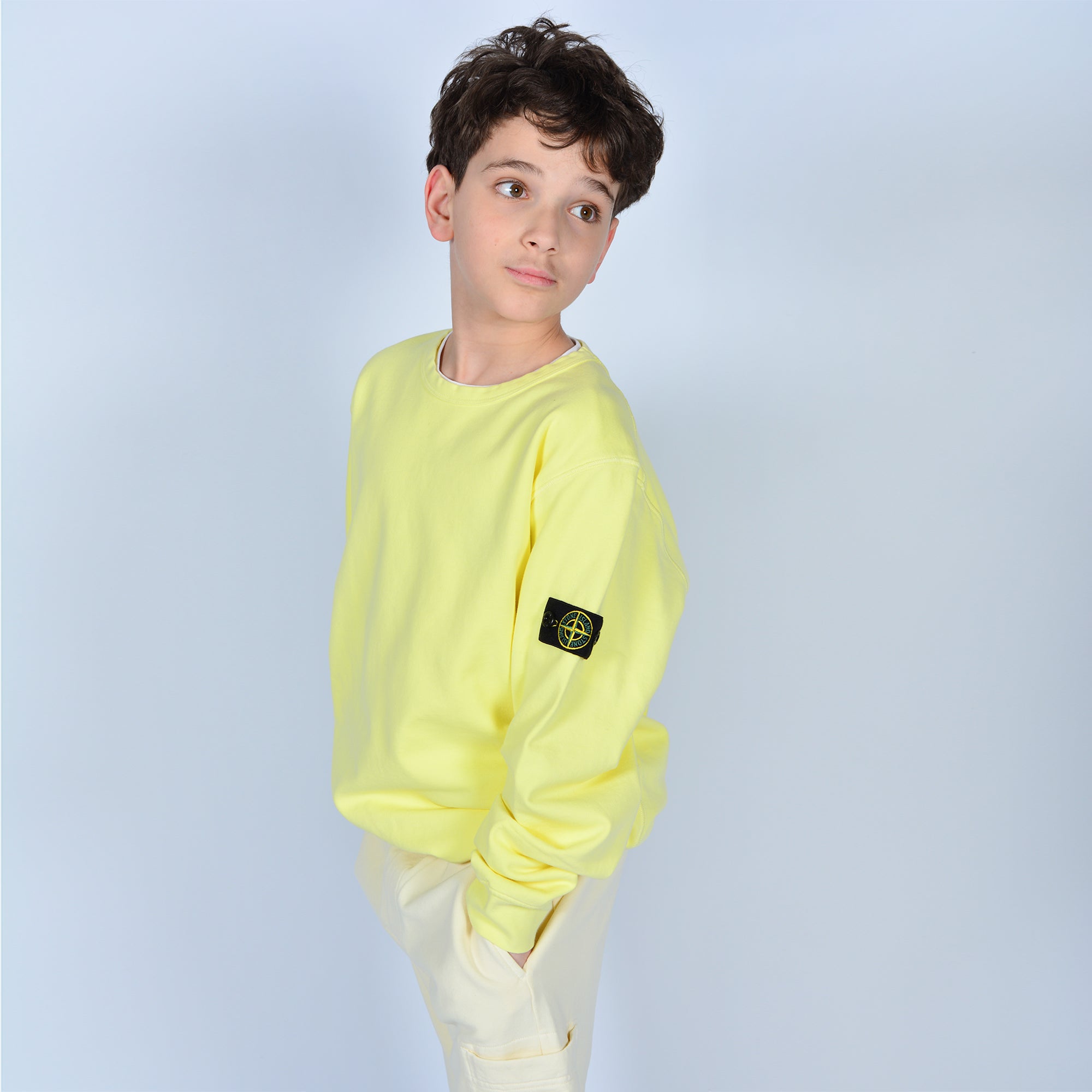 Stone Island Yellow Sweatshirt