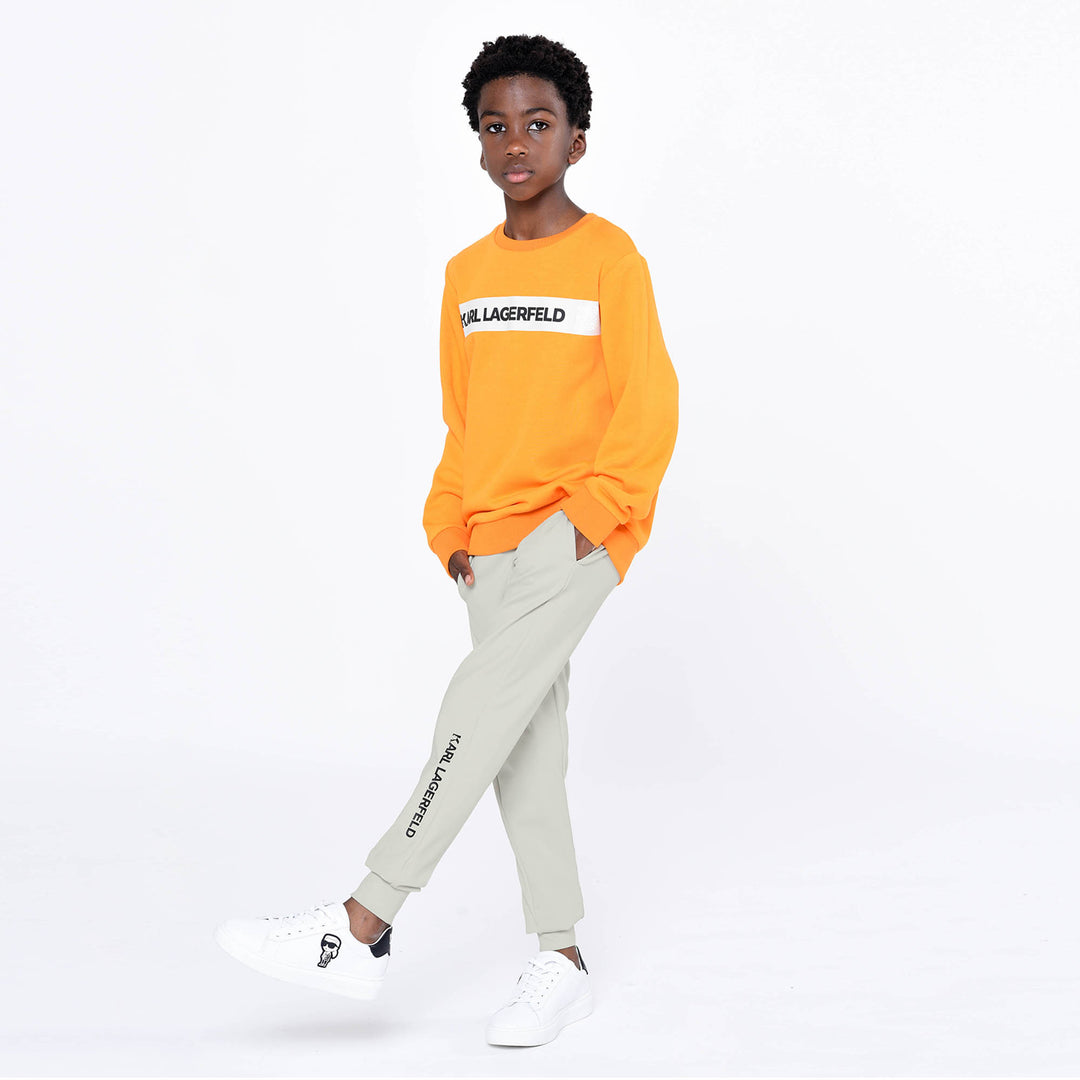 Karl Lagerfeld Orange Sweatshirt