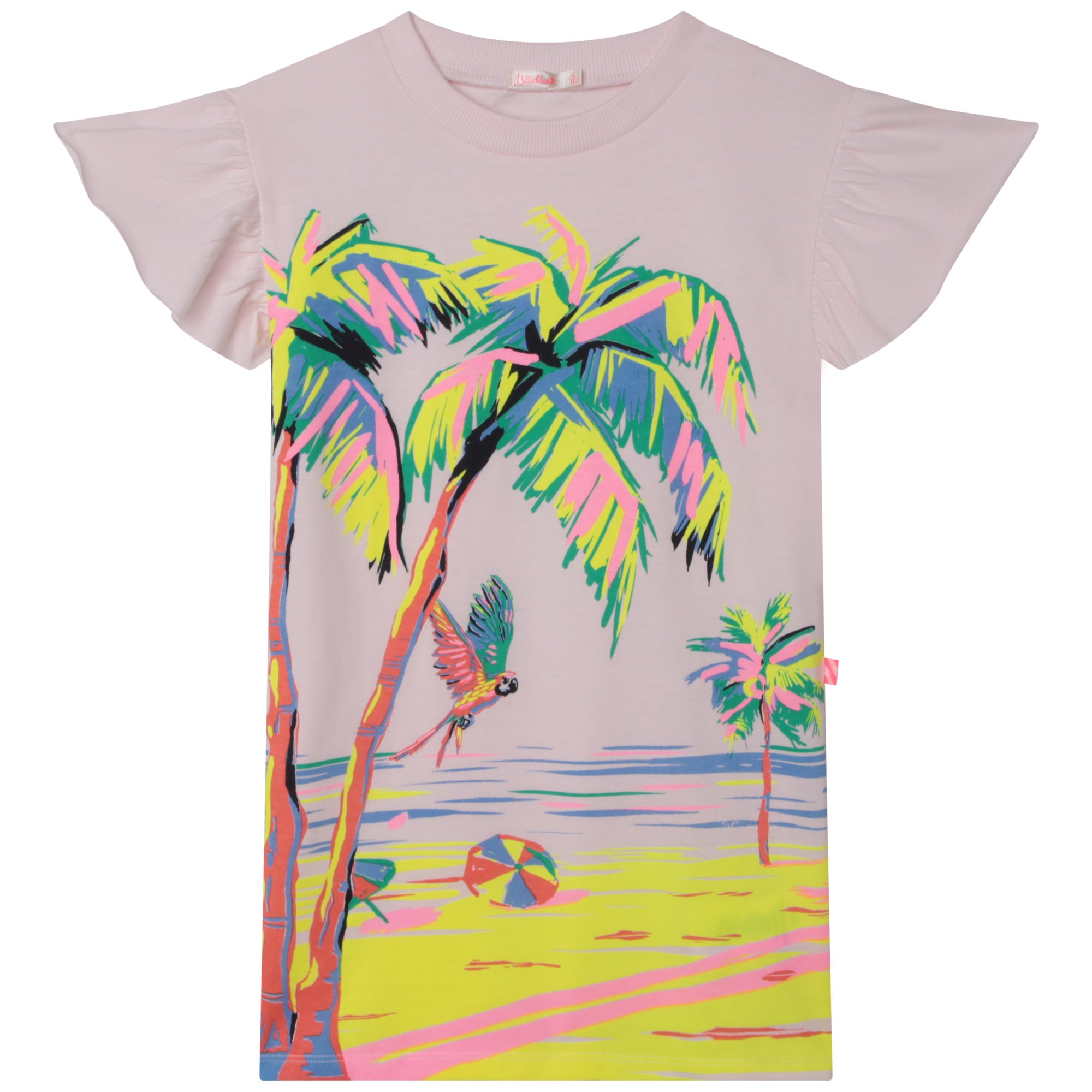 Billieblush Palm Tree T-Shirt Dress