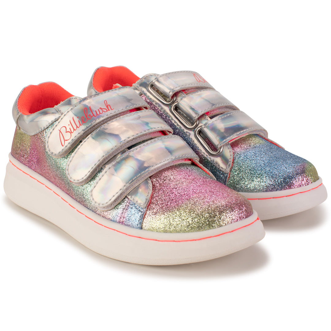 Billieblush Glitter Rainbow Sneakers