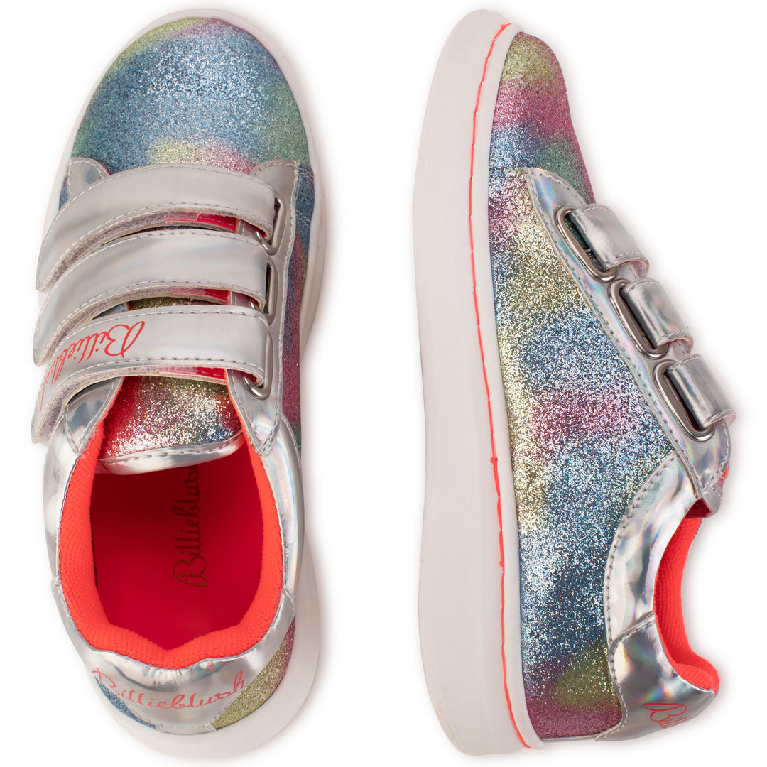 Billieblush Glitter Rainbow Sneakers