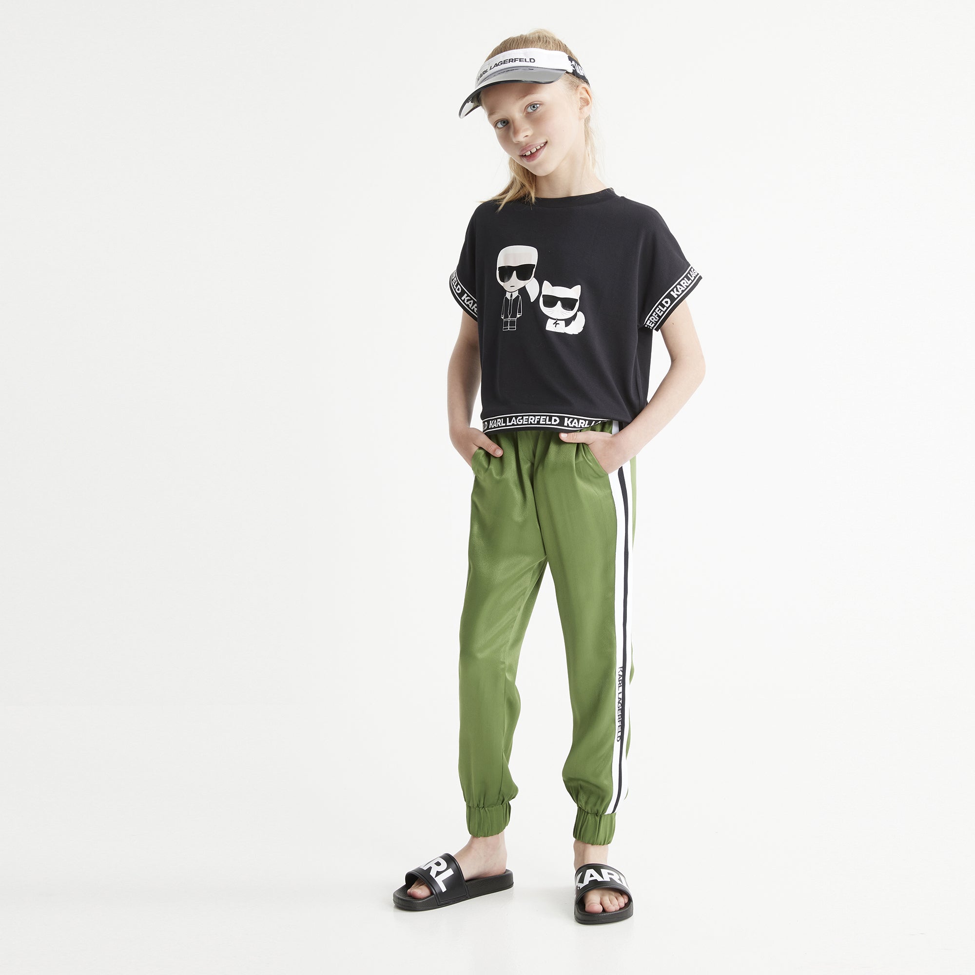 Karl Lagerfeld Green Track Pants