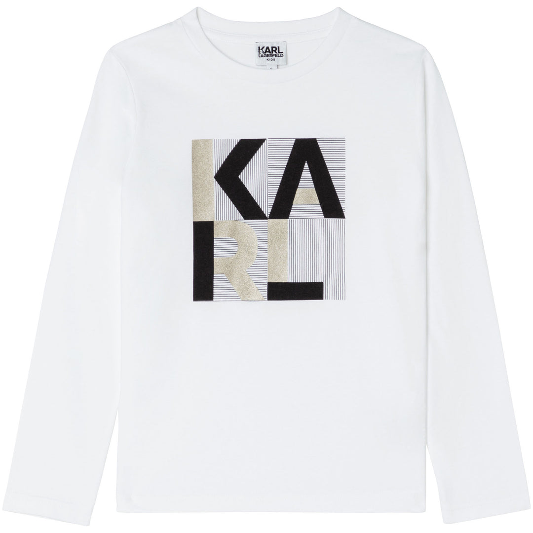 Karl Lagerfeld White Top