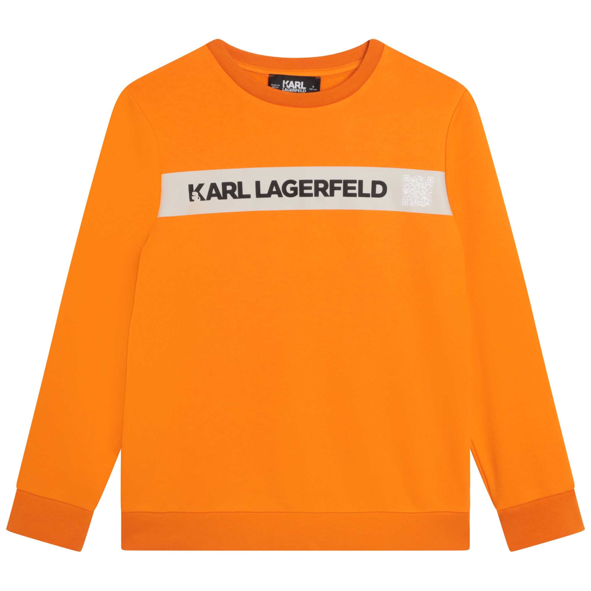 Karl Lagerfeld Orange Sweatshirt