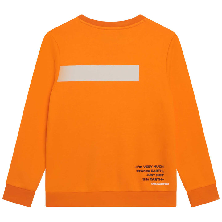 Karl Lagerfeld Orange Sweatshirt