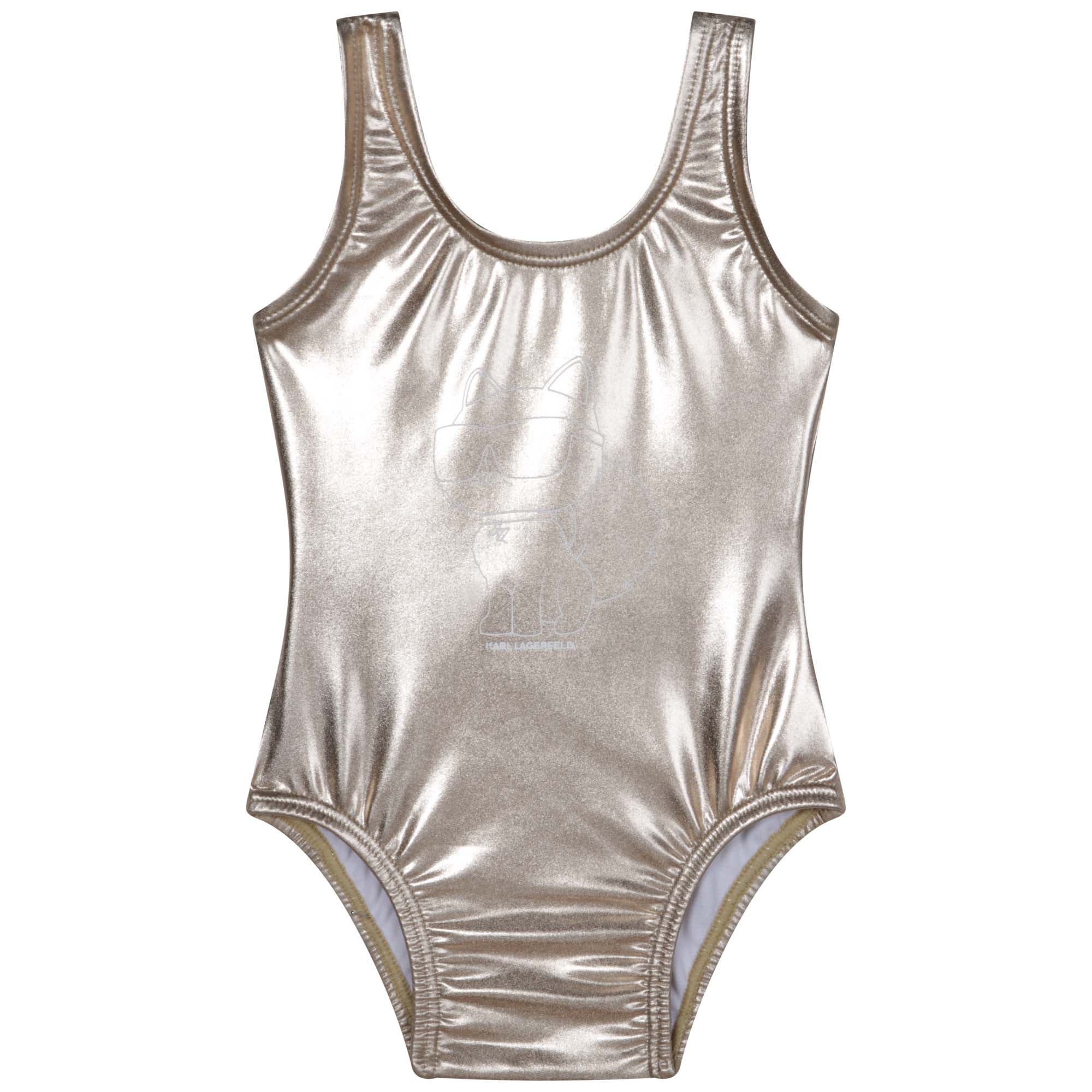 Karl Lagerfeld Baby Girls Gold Swimsuit