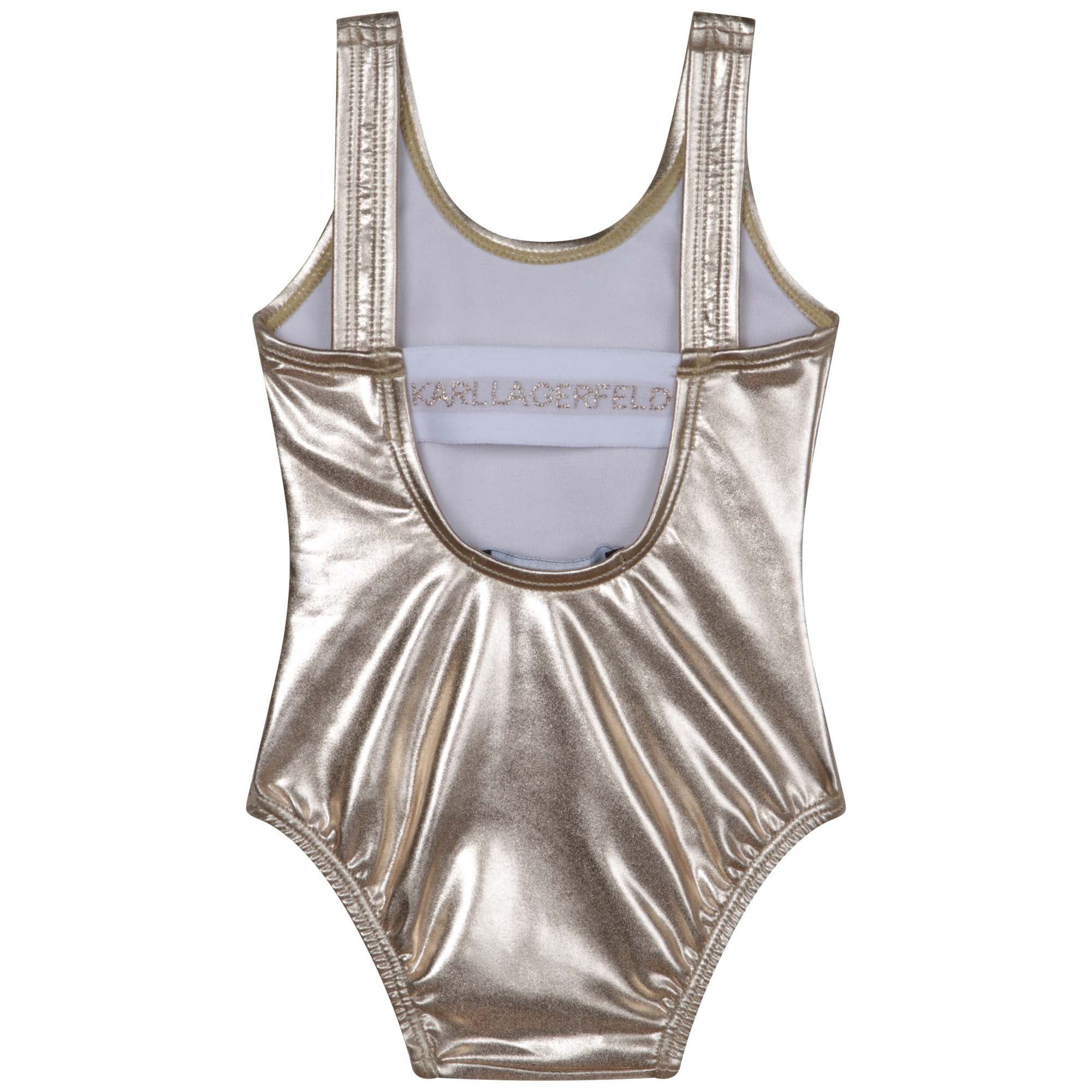 Karl Lagerfeld Baby Girls Gold Swimsuit