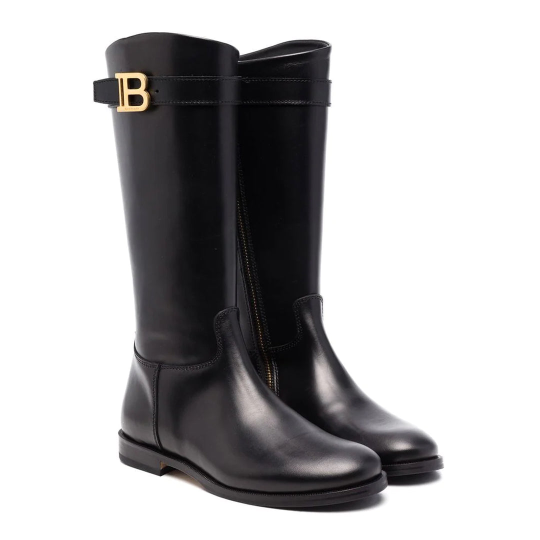 Balmain Leather Boots