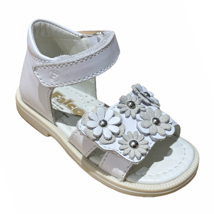 Falcotto Puppy White Sandals