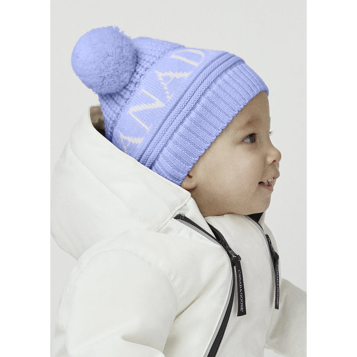 Canada Goose Baby Double Pom Hat Dawn Blue