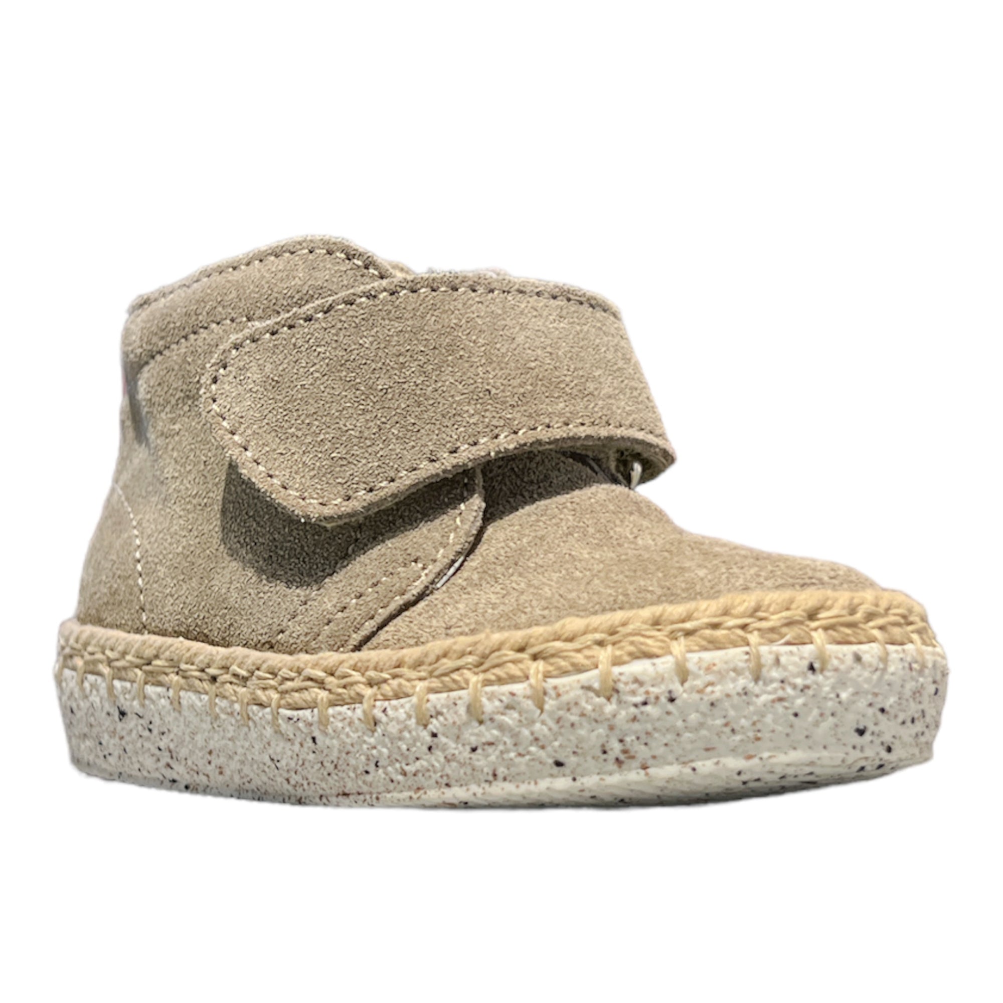 Falcotto Baby Taupe High-Top Sneakers