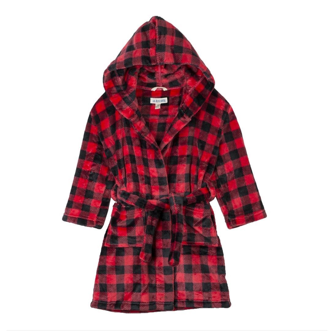 Little Blue House Buffalo Plaid Robe