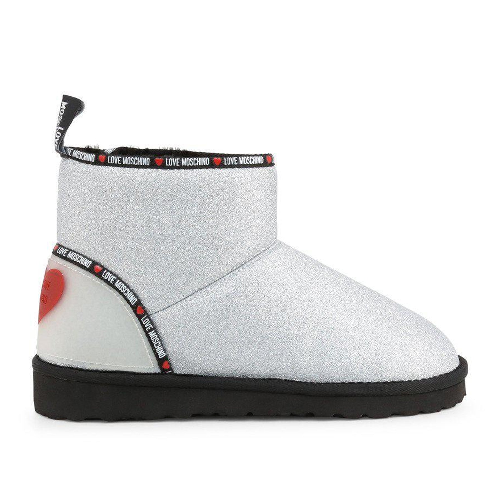 Love Moschino Womens Silver Boots