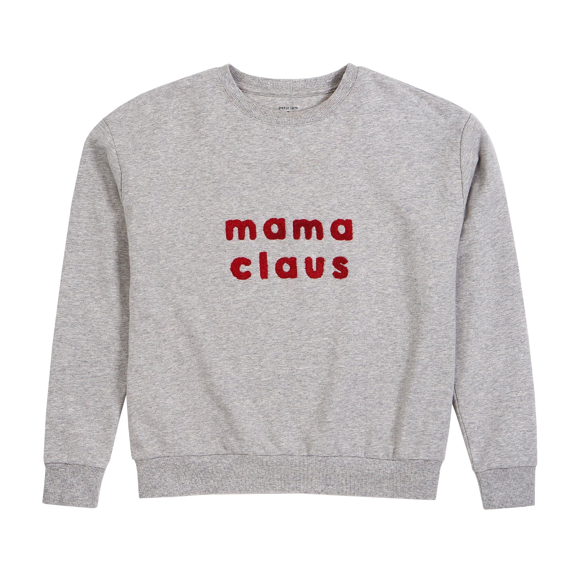 Petit Lem Womens Mama Claus Sweatshirt