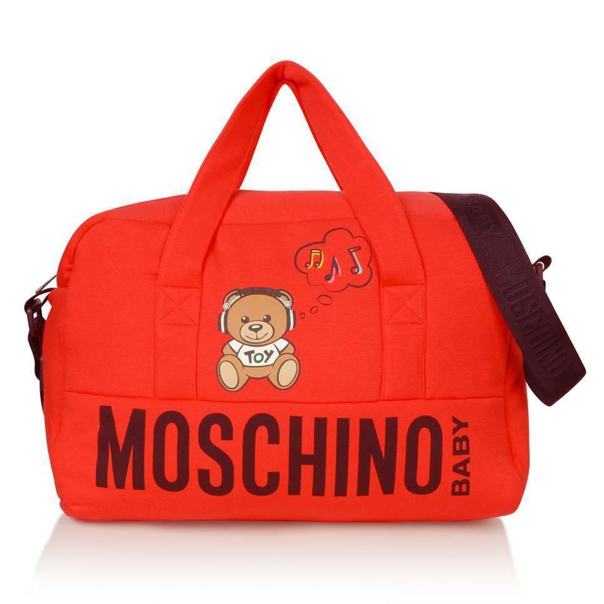 Moschino Red Diaper Bag