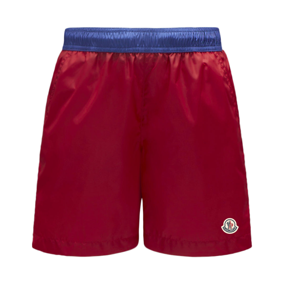 Moncler Red Swim Shorts