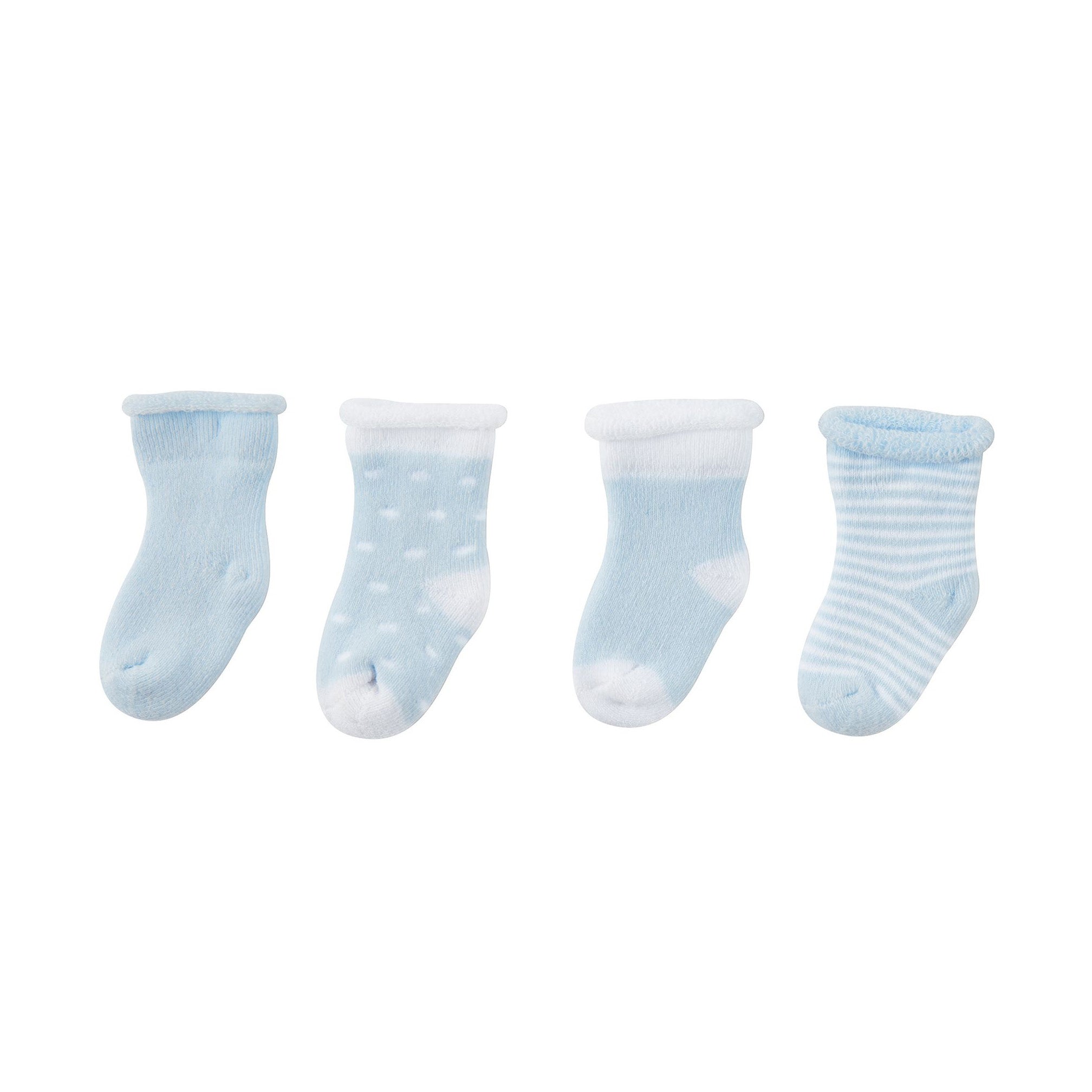 Mudpie Newborn Blue Socks