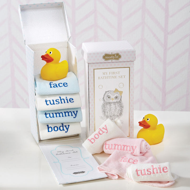 Mudpie Pink My First Bathtime Set