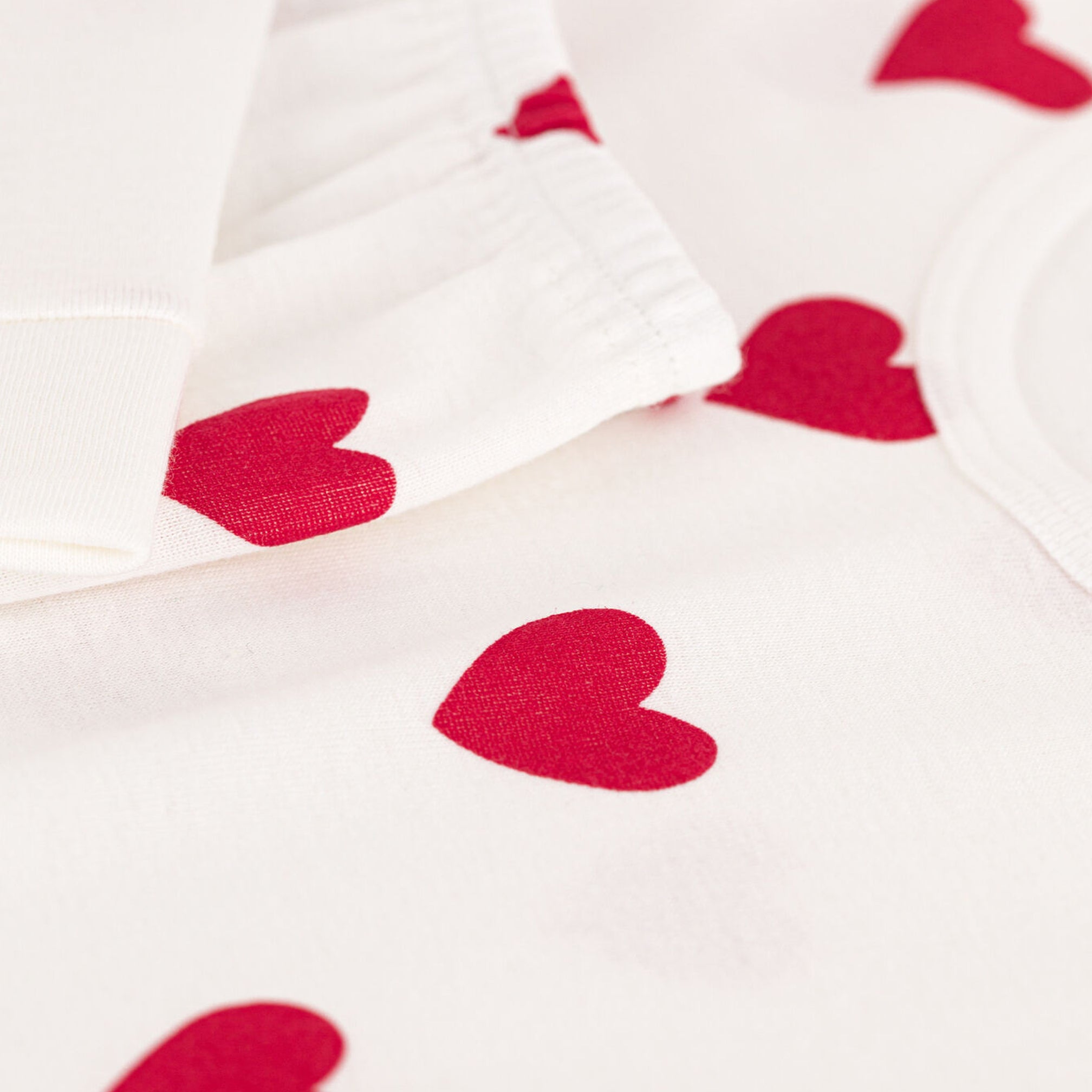Petit Bateau Snugfit Heart Print Pyjamas